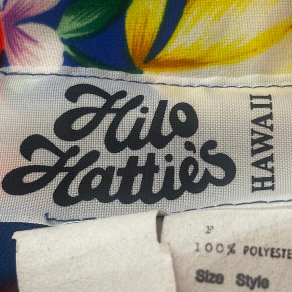 Hilo Hattie’s Hawaii Maxi Dress Vintage Floral Orchid L Made in USA Mumu Resort - Picture 7 of 9